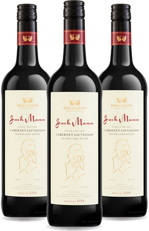 Houghton Jack Mann Cabernet Sauvignon 2021 - 3 Pack