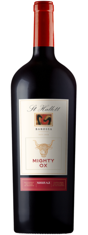 St Hallett Mighty Ox Shiraz 2019 1.5L - cork