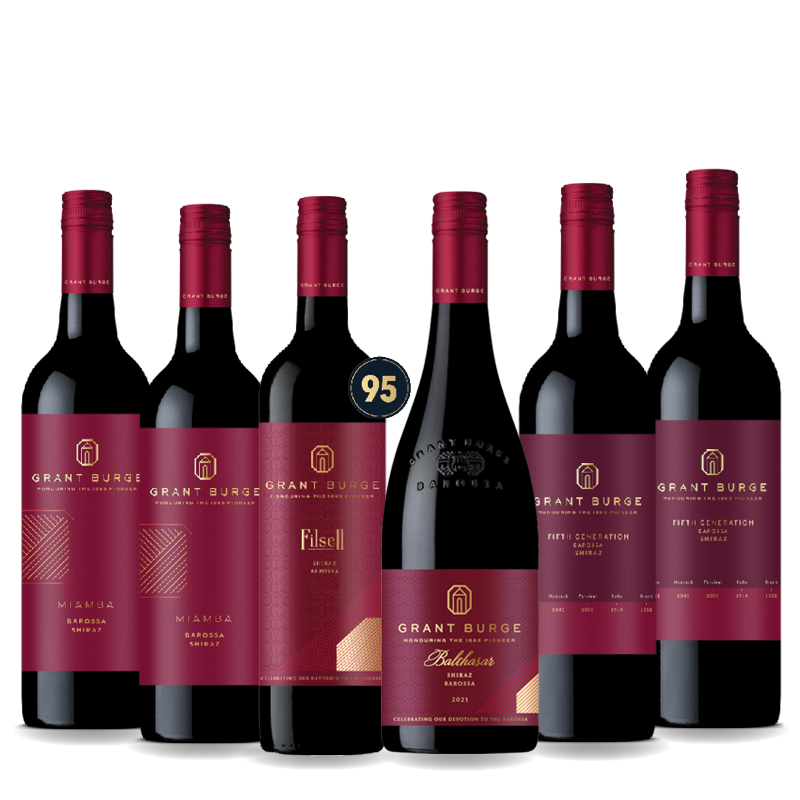 Grant Burge Shiraz Sampler Mixed 6 Pack